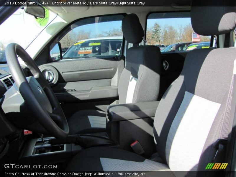 Bright Silver Metallic / Dark Slate Gray/Light Slate Gray 2010 Dodge Nitro SE 4x4