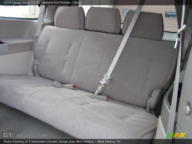 Autumn Red Metallic / Beige 2004 Nissan Quest 3.5 SL