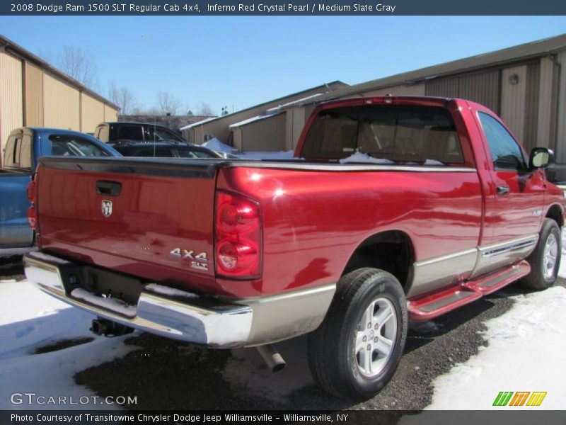 Inferno Red Crystal Pearl / Medium Slate Gray 2008 Dodge Ram 1500 SLT Regular Cab 4x4