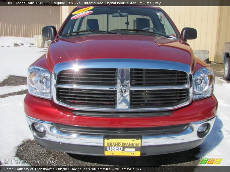 Inferno Red Crystal Pearl / Medium Slate Gray 2008 Dodge Ram 1500 SLT Regular Cab 4x4