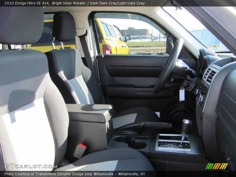 Bright Silver Metallic / Dark Slate Gray/Light Slate Gray 2010 Dodge Nitro SE 4x4