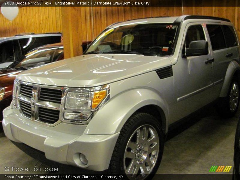 Bright Silver Metallic / Dark Slate Gray/Light Slate Gray 2008 Dodge Nitro SLT 4x4