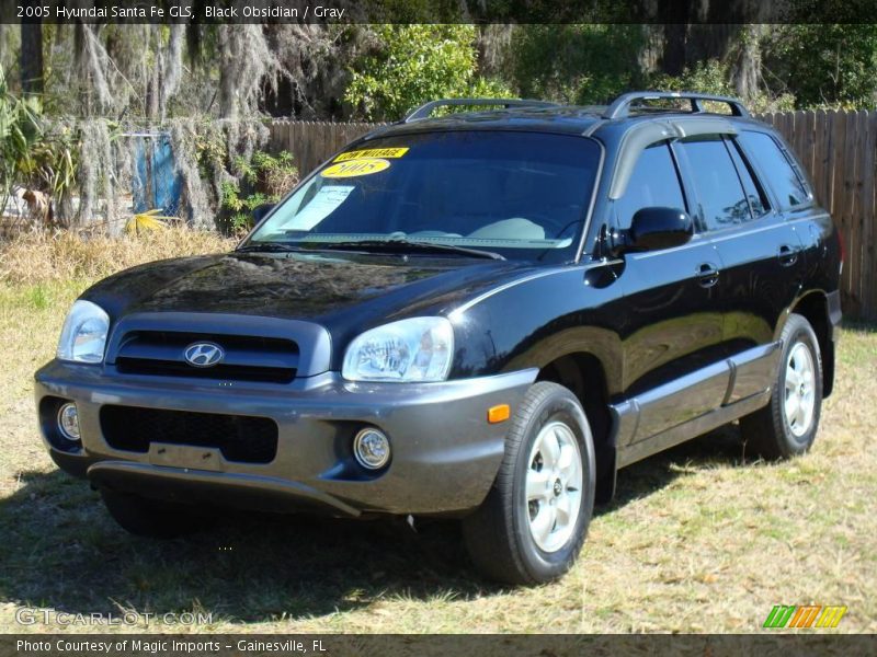 Black Obsidian / Gray 2005 Hyundai Santa Fe GLS