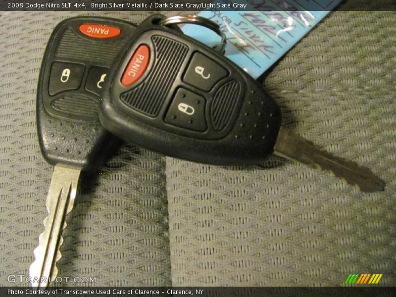 Bright Silver Metallic / Dark Slate Gray/Light Slate Gray 2008 Dodge Nitro SLT 4x4