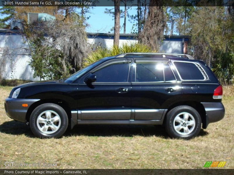 Black Obsidian / Gray 2005 Hyundai Santa Fe GLS