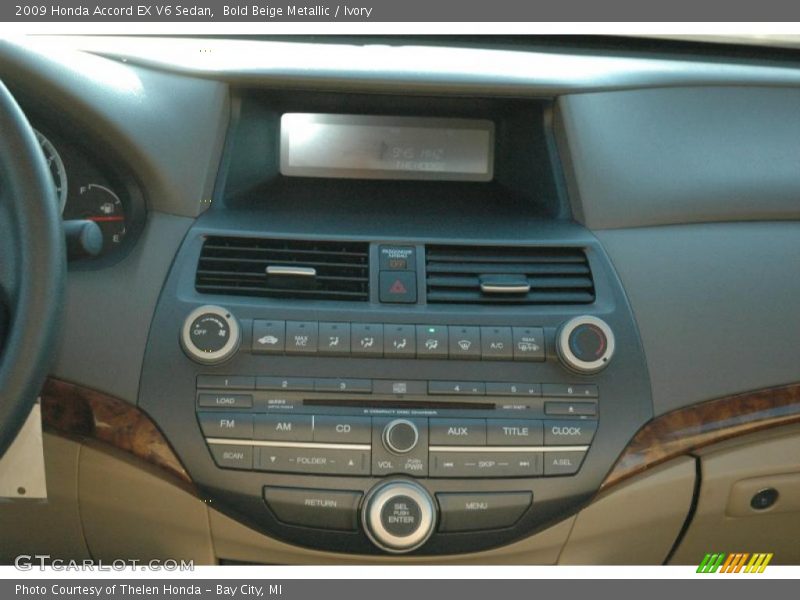 Controls of 2009 Accord EX V6 Sedan