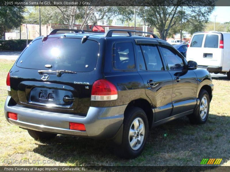 Black Obsidian / Gray 2005 Hyundai Santa Fe GLS