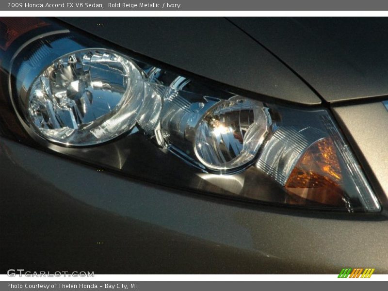 Bold Beige Metallic / Ivory 2009 Honda Accord EX V6 Sedan