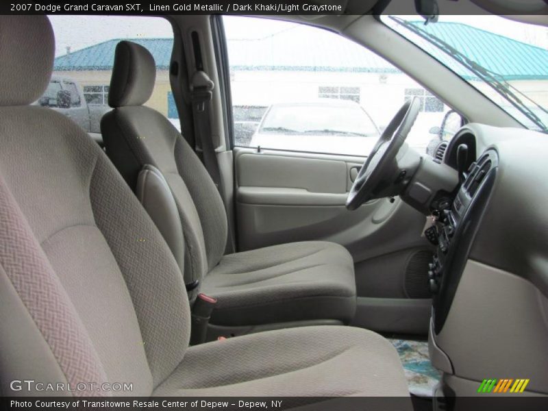 Linen Gold Metallic / Dark Khaki/Light Graystone 2007 Dodge Grand Caravan SXT