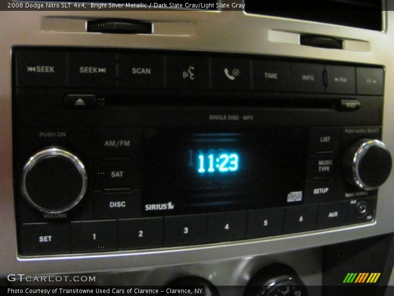 Bright Silver Metallic / Dark Slate Gray/Light Slate Gray 2008 Dodge Nitro SLT 4x4