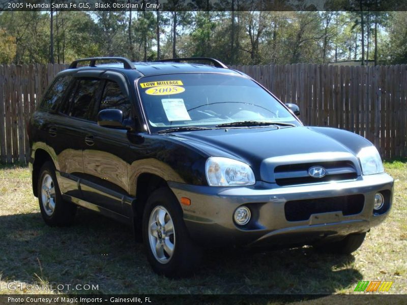 Black Obsidian / Gray 2005 Hyundai Santa Fe GLS