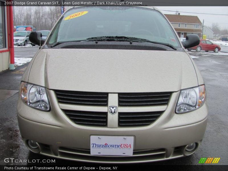 Linen Gold Metallic / Dark Khaki/Light Graystone 2007 Dodge Grand Caravan SXT