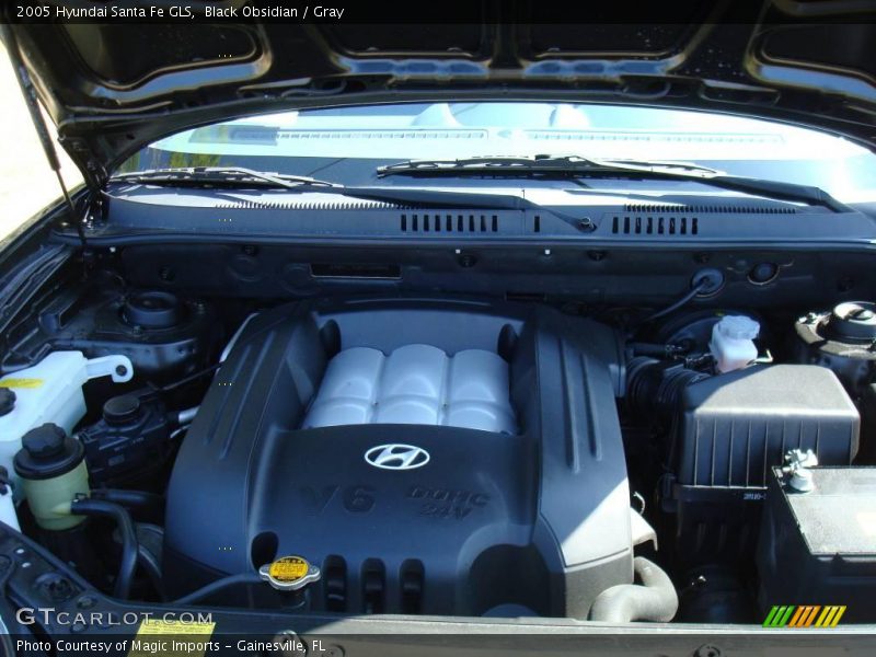 Black Obsidian / Gray 2005 Hyundai Santa Fe GLS