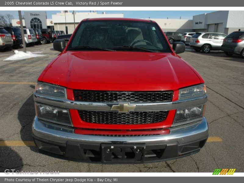 Victory Red / Sport Pewter 2005 Chevrolet Colorado LS Crew Cab
