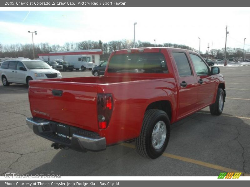 Victory Red / Sport Pewter 2005 Chevrolet Colorado LS Crew Cab