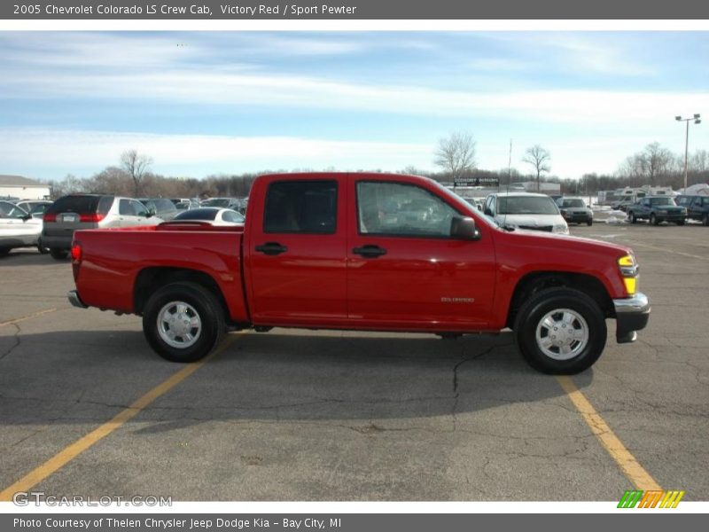 Victory Red / Sport Pewter 2005 Chevrolet Colorado LS Crew Cab