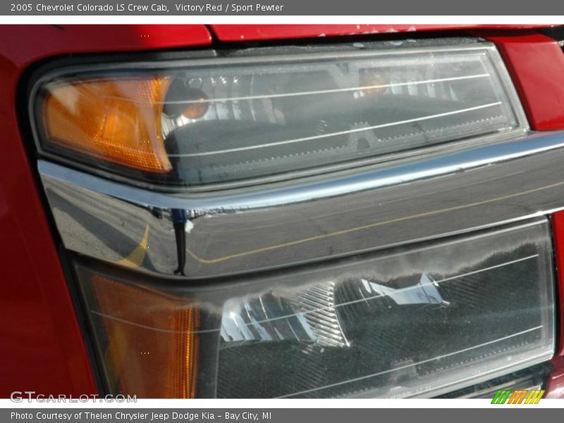 Victory Red / Sport Pewter 2005 Chevrolet Colorado LS Crew Cab