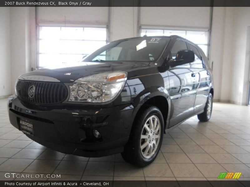 Black Onyx / Gray 2007 Buick Rendezvous CX