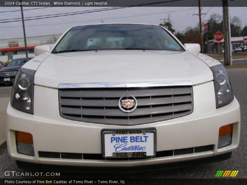 White Diamond / Light Neutral 2004 Cadillac CTS Sedan