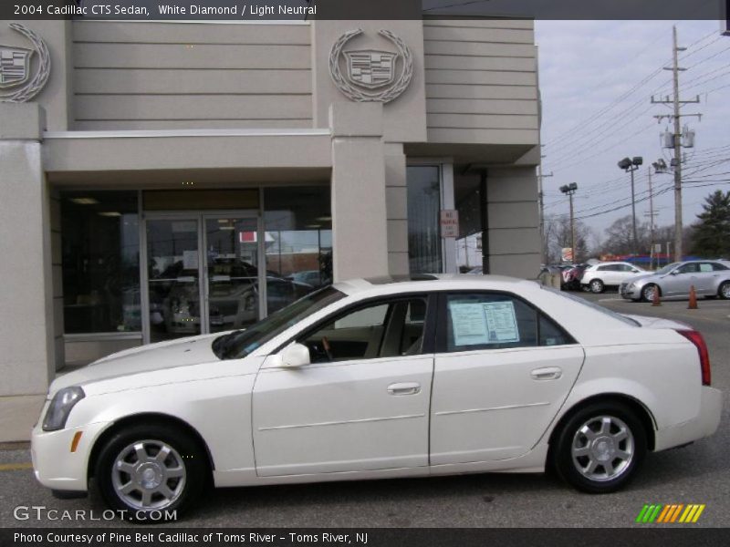 White Diamond / Light Neutral 2004 Cadillac CTS Sedan