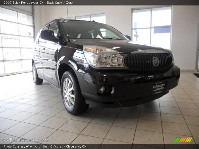 Black Onyx / Gray 2007 Buick Rendezvous CX