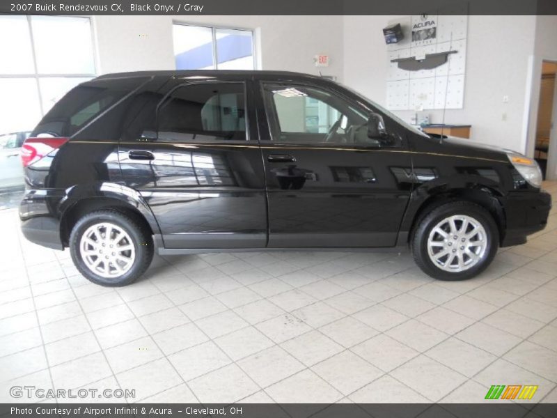 Black Onyx / Gray 2007 Buick Rendezvous CX
