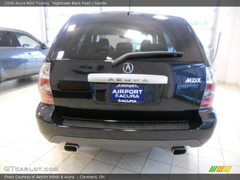 Nighthawk Black Pearl / Saddle 2006 Acura MDX Touring