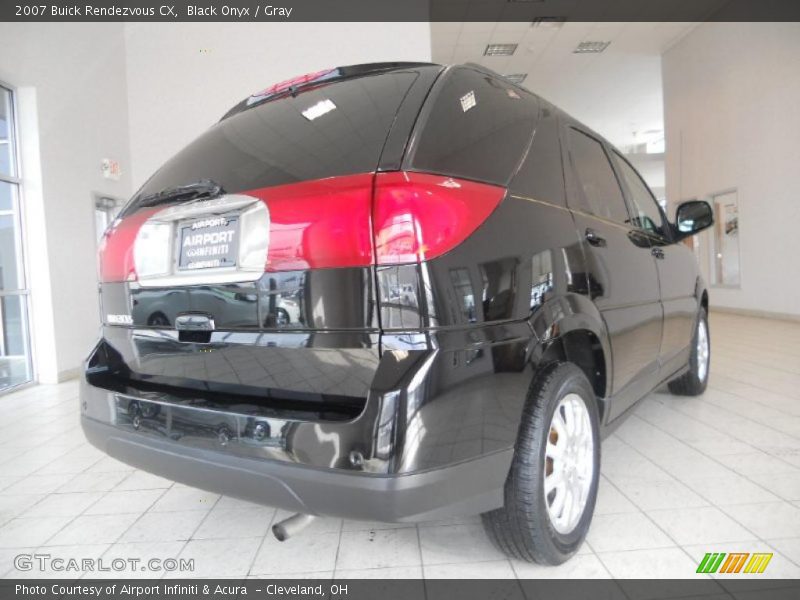 Black Onyx / Gray 2007 Buick Rendezvous CX