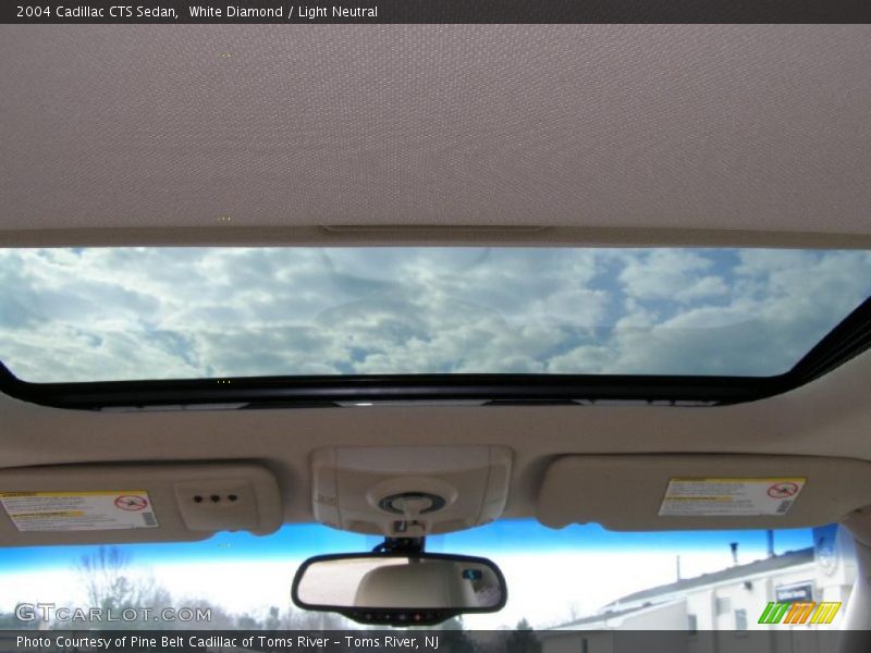 White Diamond / Light Neutral 2004 Cadillac CTS Sedan