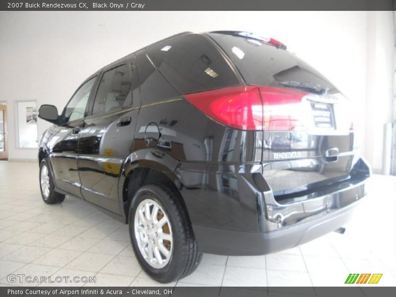 Black Onyx / Gray 2007 Buick Rendezvous CX