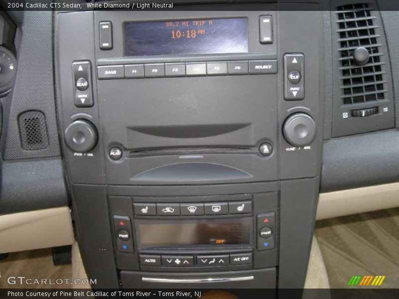 White Diamond / Light Neutral 2004 Cadillac CTS Sedan