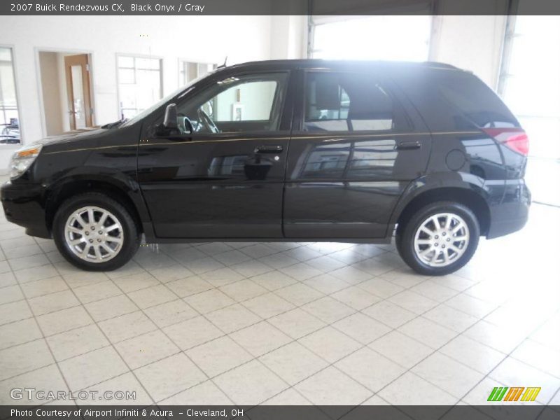 Black Onyx / Gray 2007 Buick Rendezvous CX