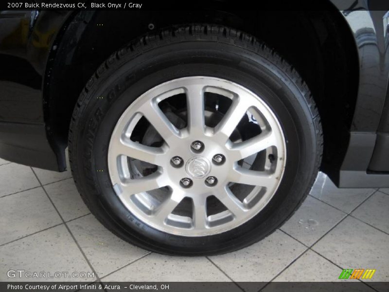 Black Onyx / Gray 2007 Buick Rendezvous CX