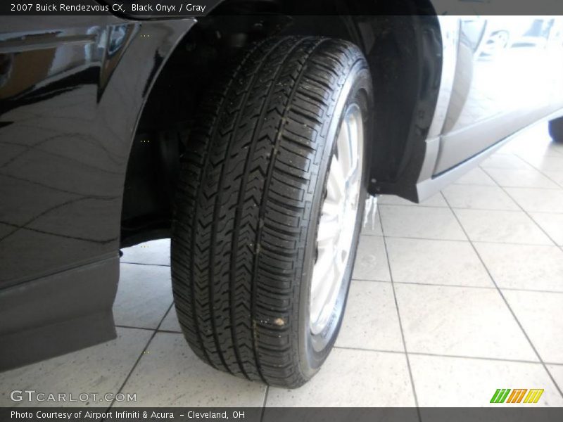 Black Onyx / Gray 2007 Buick Rendezvous CX