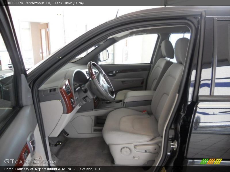 Black Onyx / Gray 2007 Buick Rendezvous CX