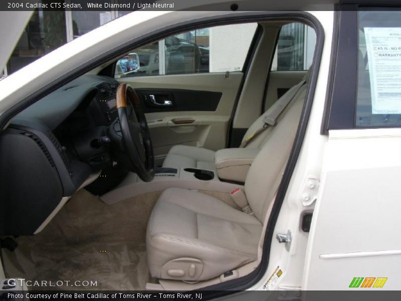White Diamond / Light Neutral 2004 Cadillac CTS Sedan
