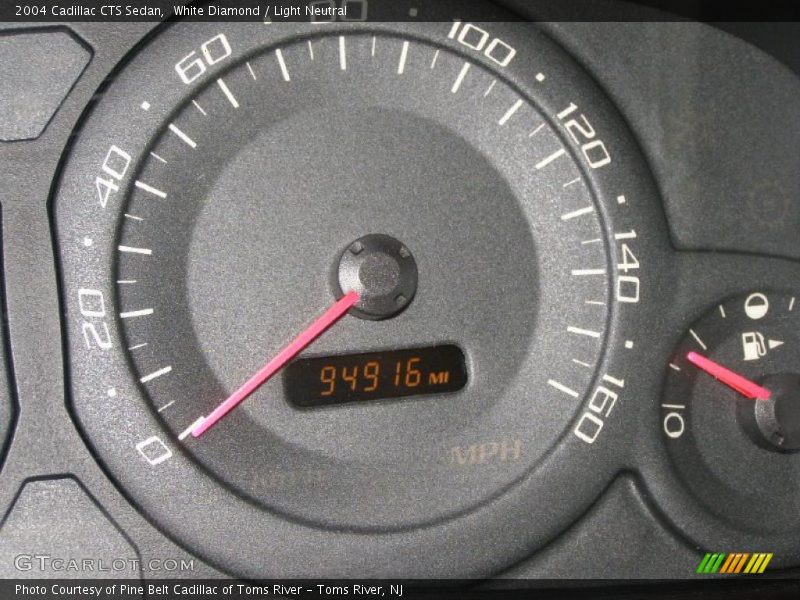 White Diamond / Light Neutral 2004 Cadillac CTS Sedan