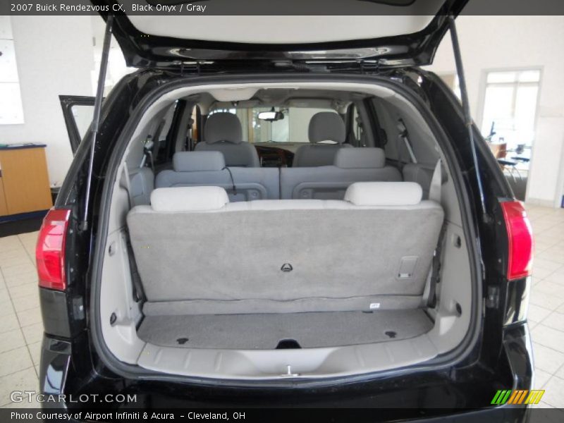 Black Onyx / Gray 2007 Buick Rendezvous CX