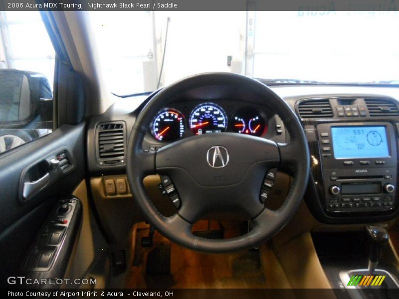 Nighthawk Black Pearl / Saddle 2006 Acura MDX Touring