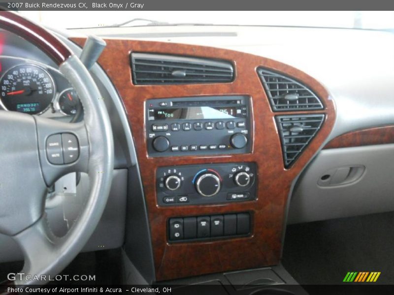Black Onyx / Gray 2007 Buick Rendezvous CX