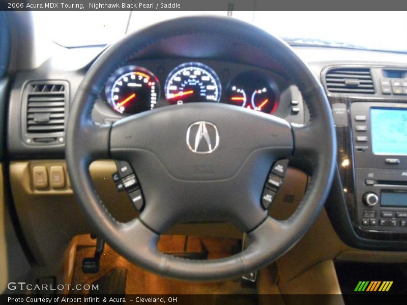 Nighthawk Black Pearl / Saddle 2006 Acura MDX Touring