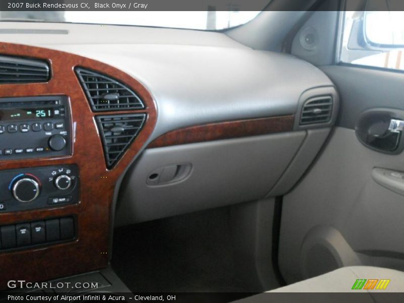 Black Onyx / Gray 2007 Buick Rendezvous CX