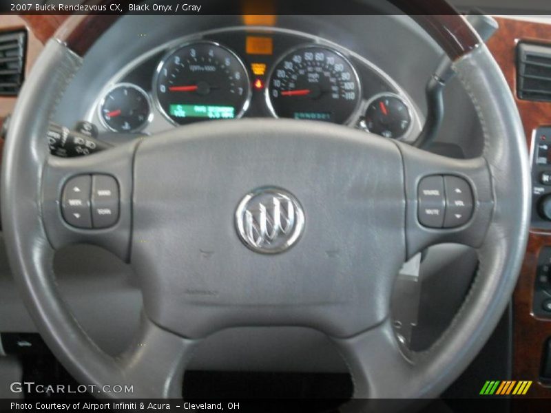 Black Onyx / Gray 2007 Buick Rendezvous CX