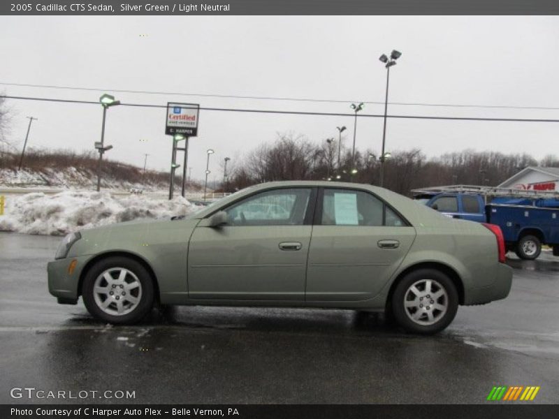 Silver Green / Light Neutral 2005 Cadillac CTS Sedan