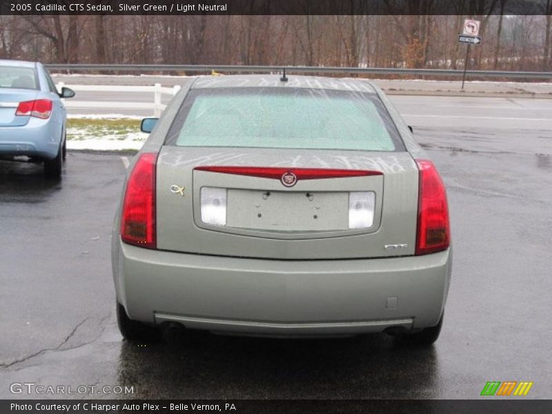 Silver Green / Light Neutral 2005 Cadillac CTS Sedan