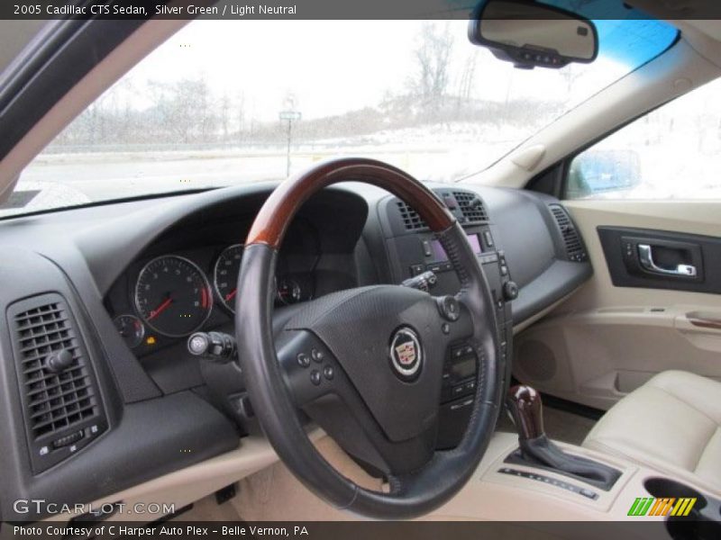 Silver Green / Light Neutral 2005 Cadillac CTS Sedan