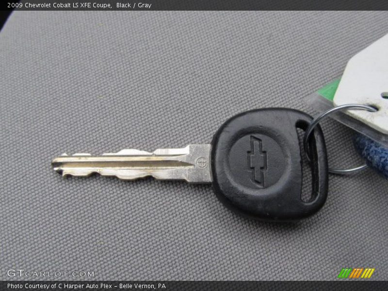 Black / Gray 2009 Chevrolet Cobalt LS XFE Coupe