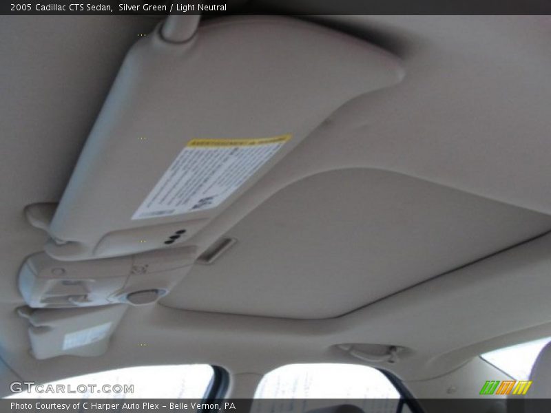 Silver Green / Light Neutral 2005 Cadillac CTS Sedan