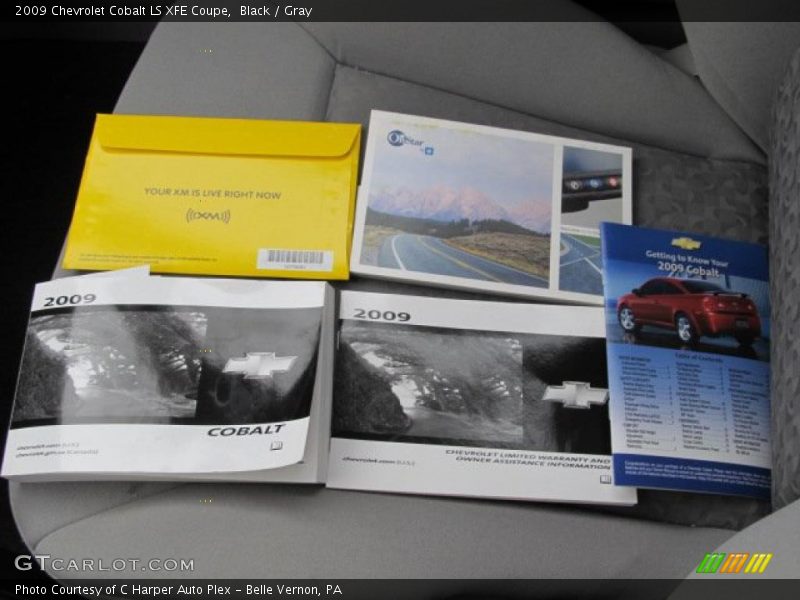 Black / Gray 2009 Chevrolet Cobalt LS XFE Coupe