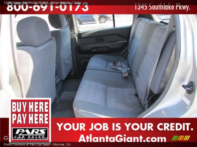 Beige Metallic / Gray 1998 Nissan Pathfinder SE 4x4